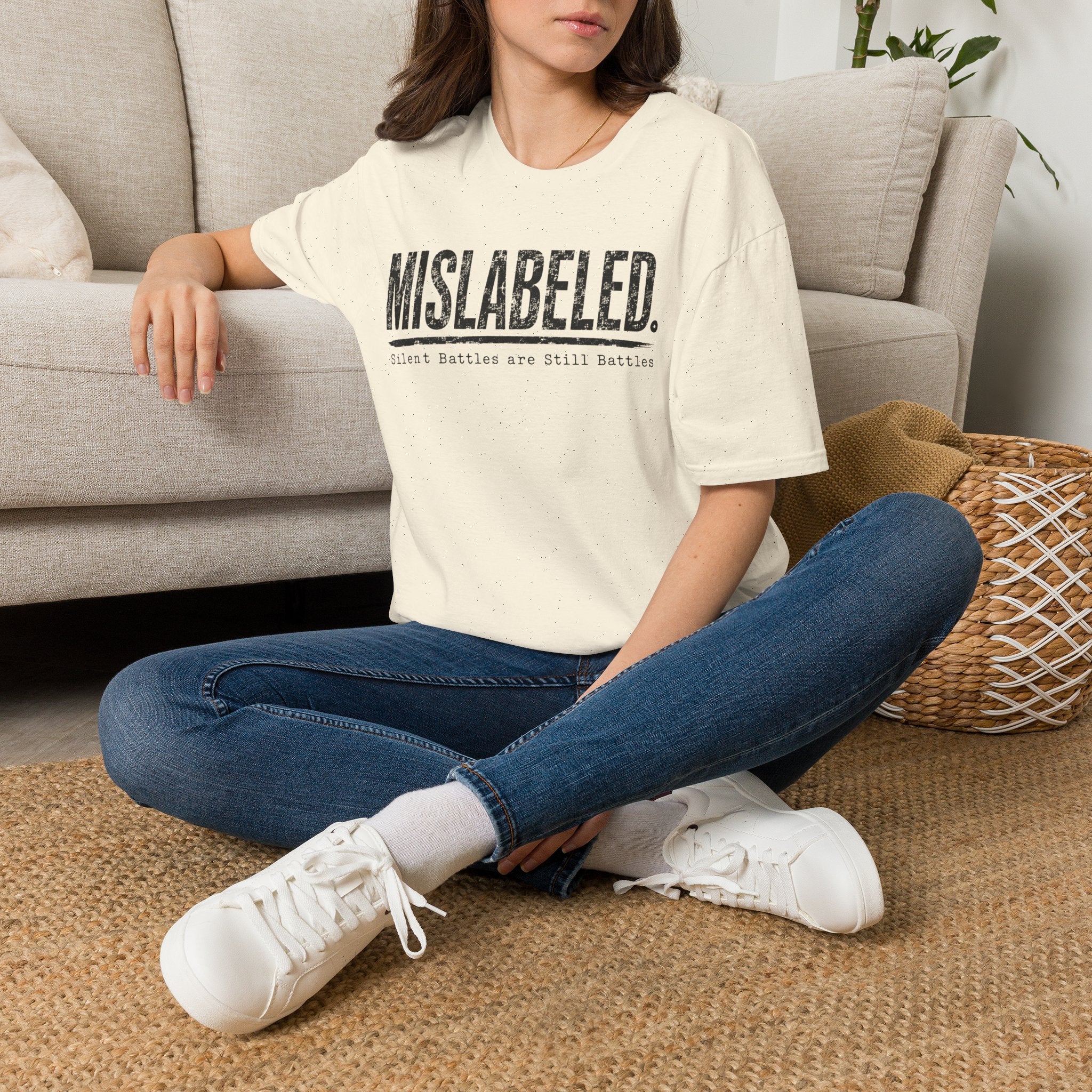 MISLABELED. Tee — "Silent Battles Are Still Battles" Awareness T‑Shirt