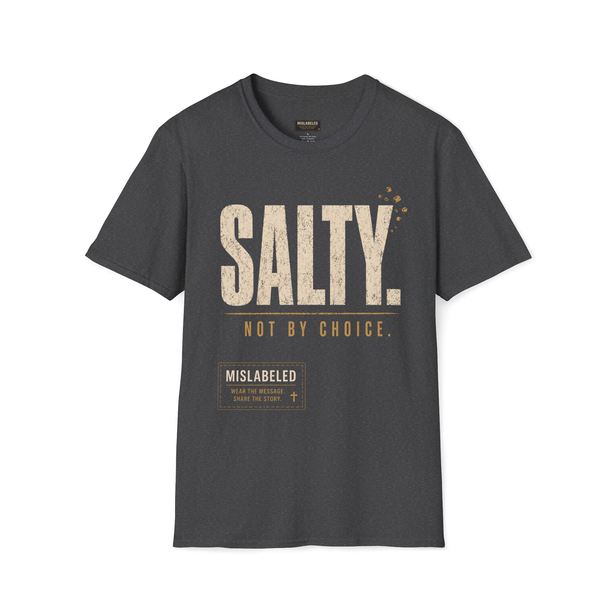 Salty. Not By Choice. Vintage Graphic T‑Shirt