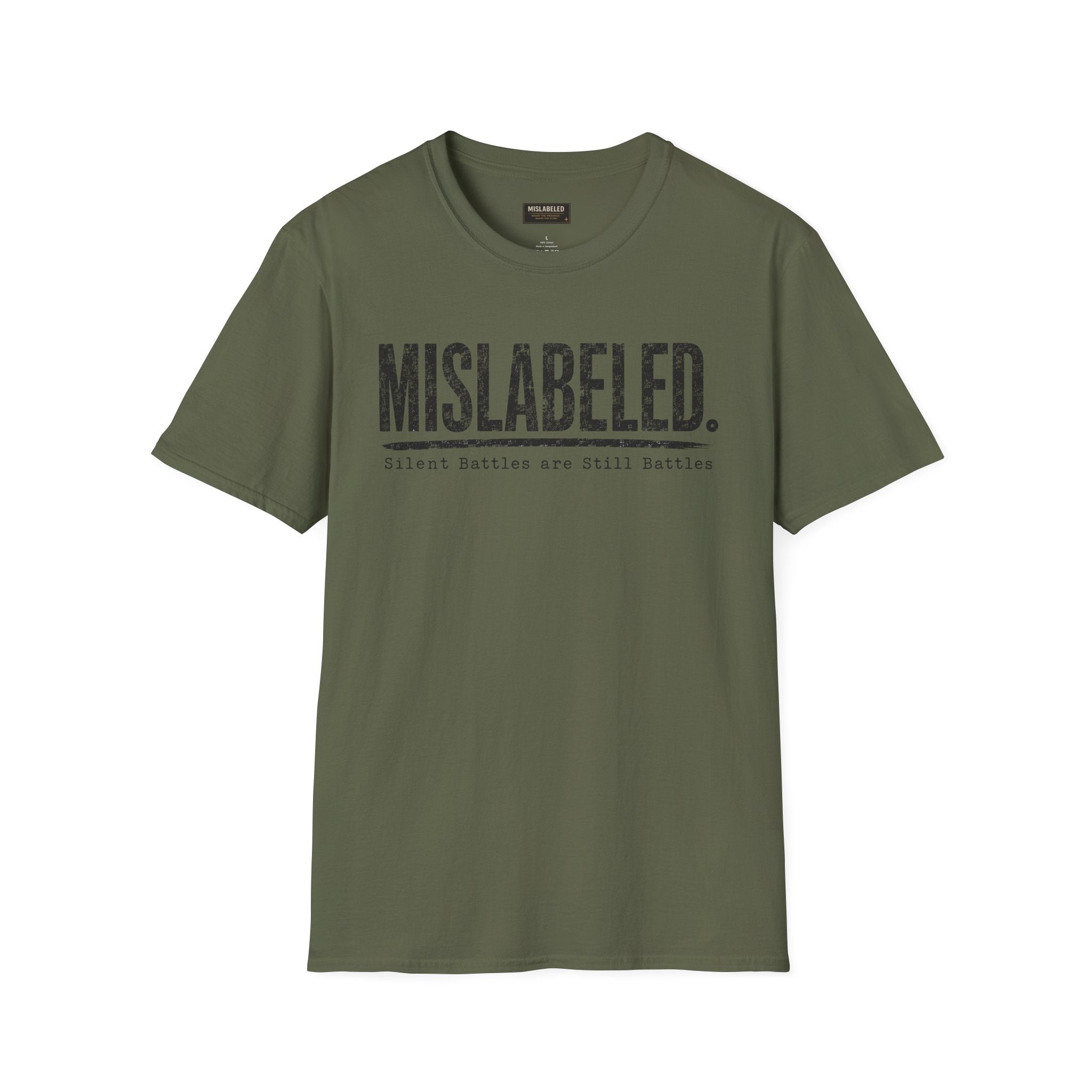 MISLABELED. Tee — "Silent Battles Are Still Battles" Awareness T‑Shirt