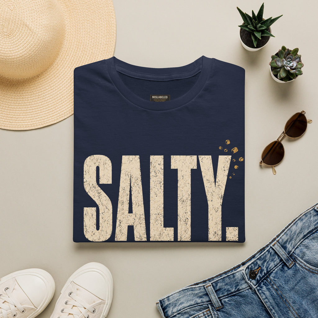 Salty. Not By Choice. Vintage Graphic T‑Shirt