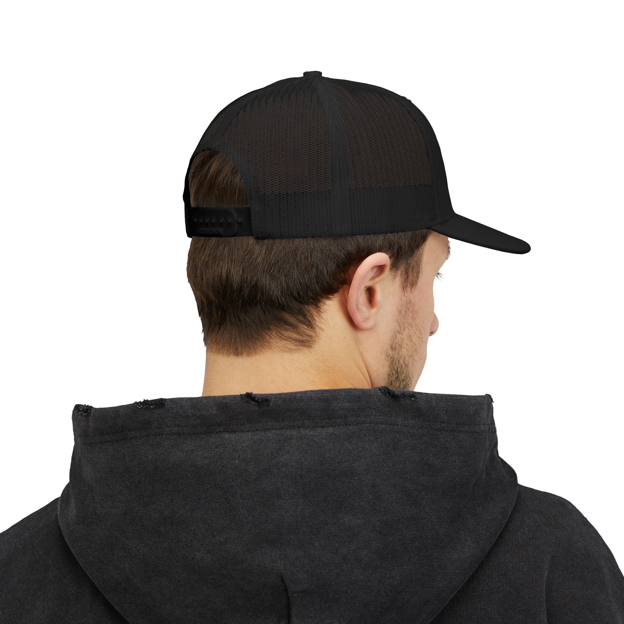 MisLabeled Patch Snapback Trucker Cap — Wear the Message Hat
