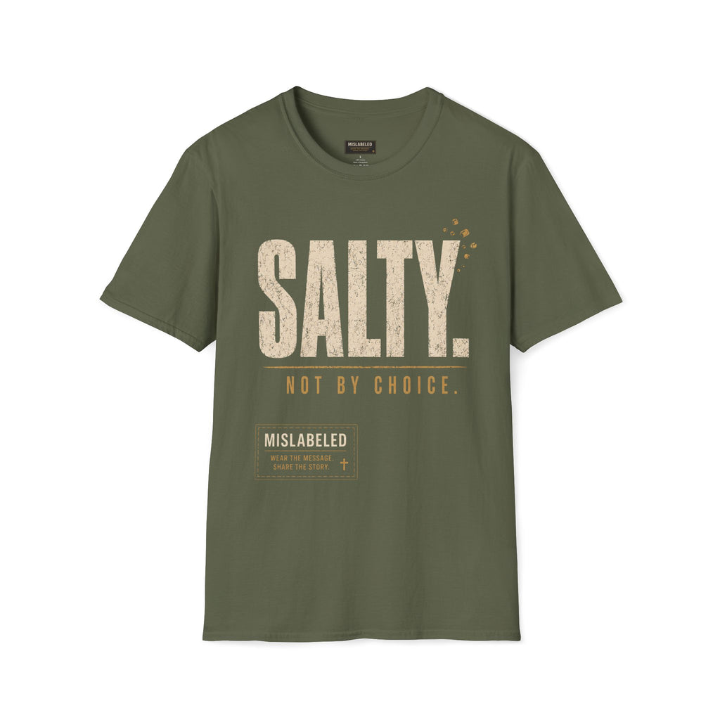 Salty. Not By Choice. Vintage Graphic T‑Shirt