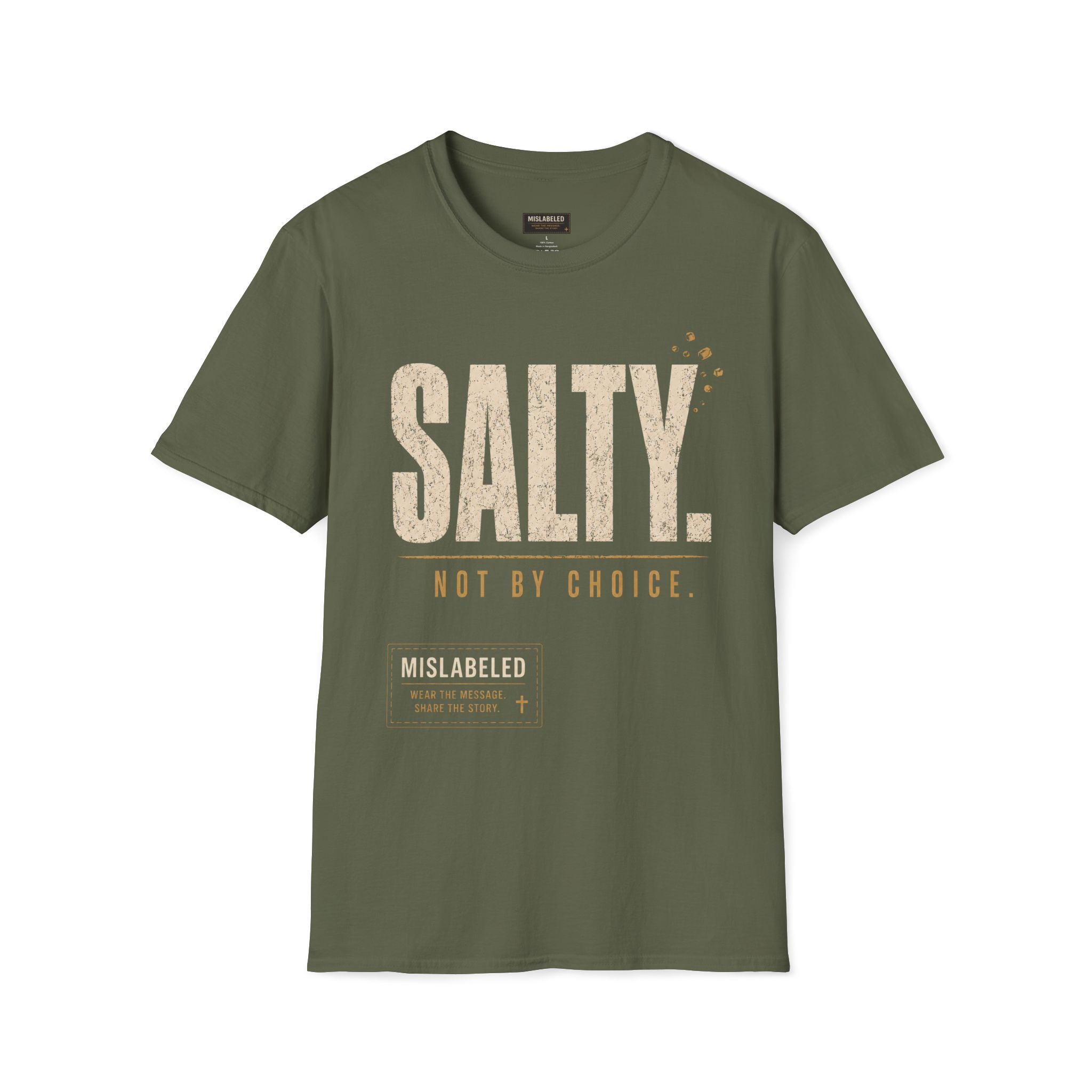 Salty. Not By Choice. Vintage Graphic T‑Shirt