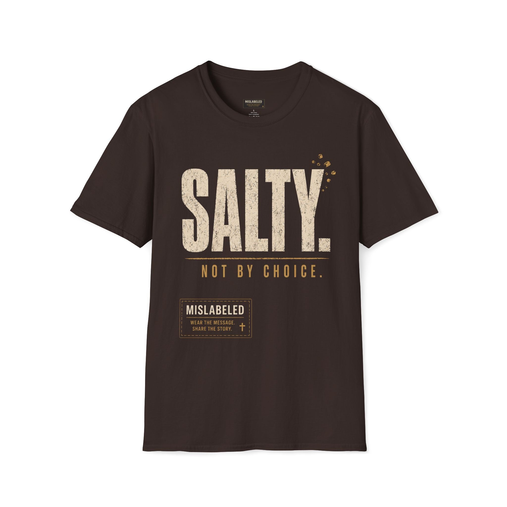 Salty. Not By Choice. Vintage Graphic T‑Shirt