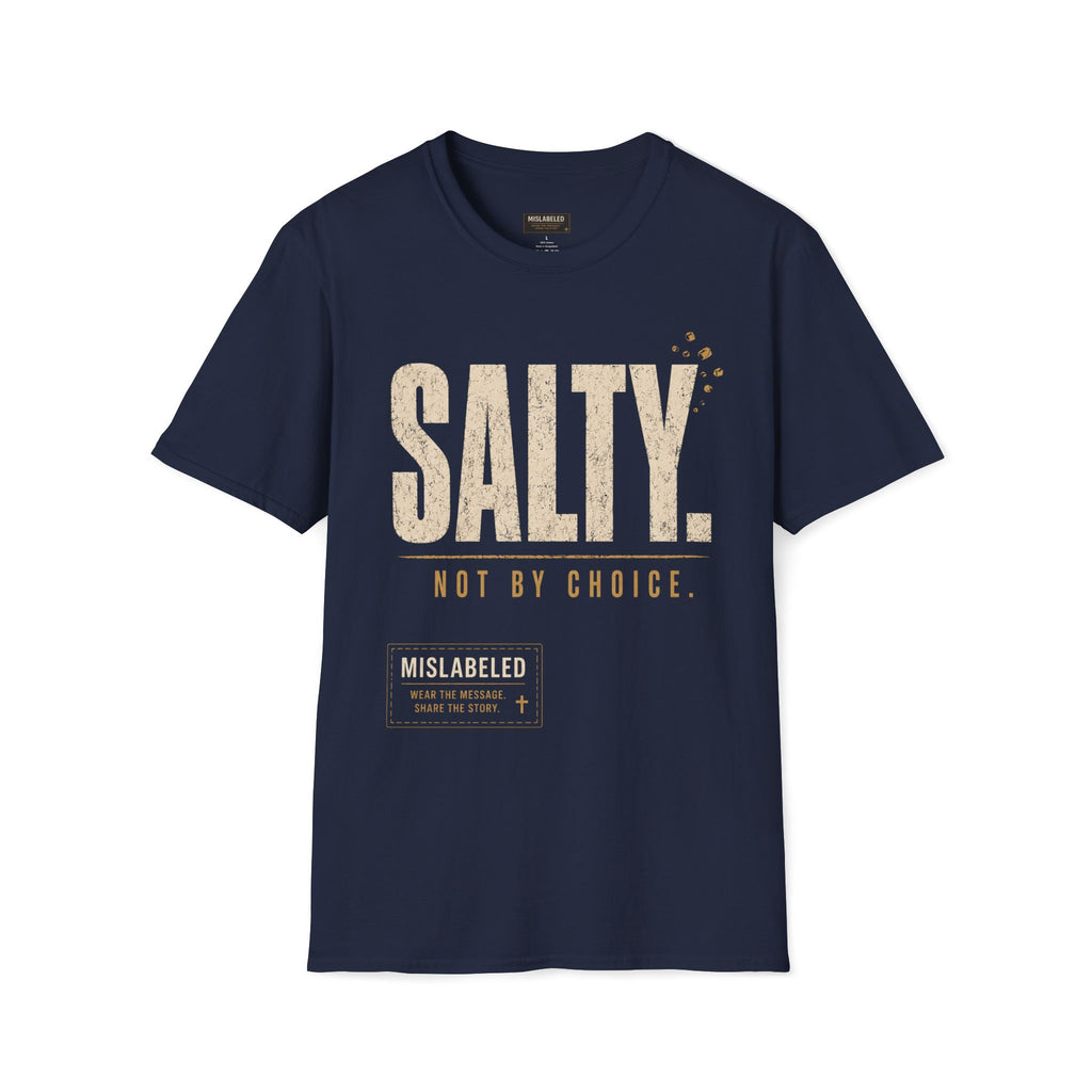 Salty. Not By Choice. Vintage Graphic T‑Shirt