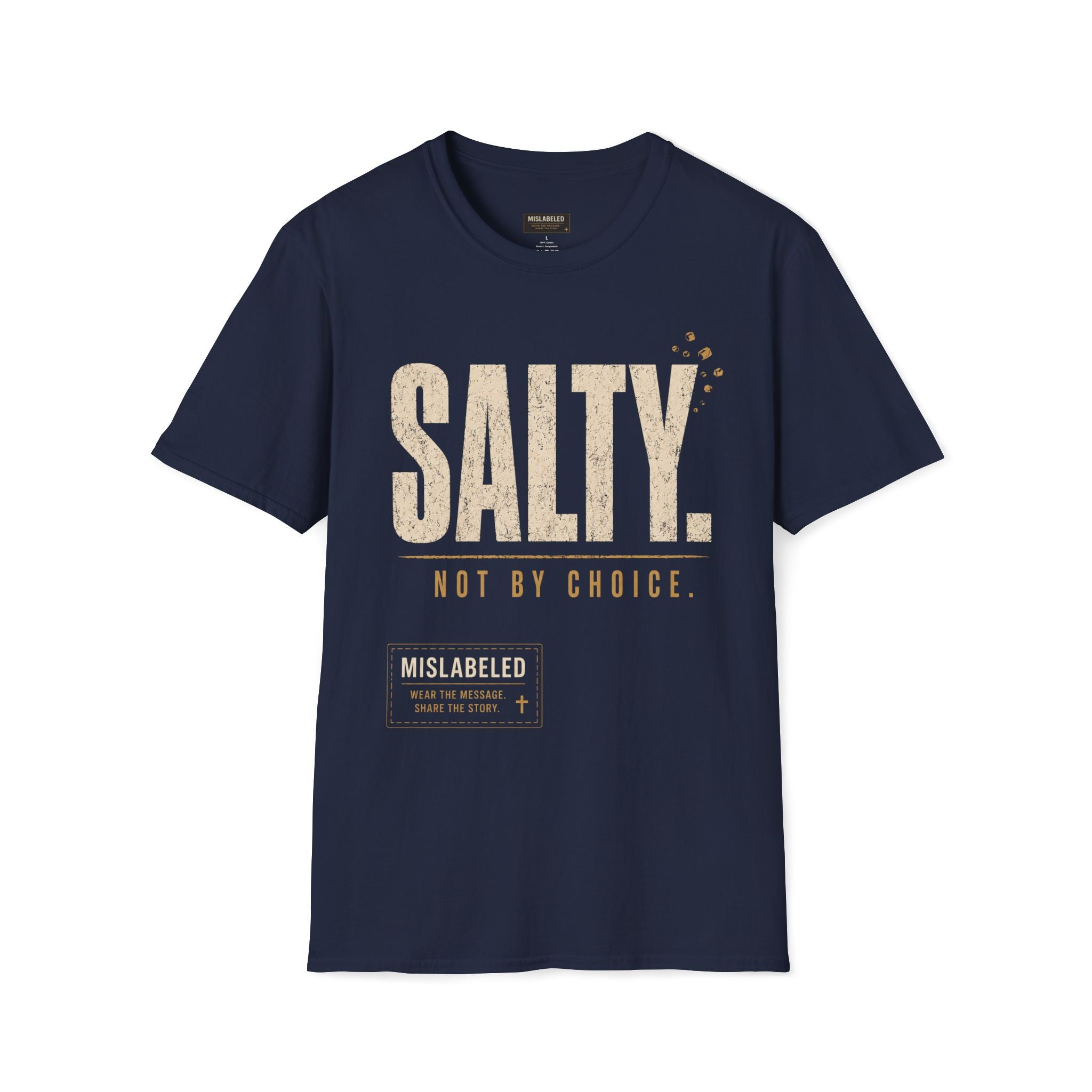 Salty. Not By Choice. Vintage Graphic T‑Shirt