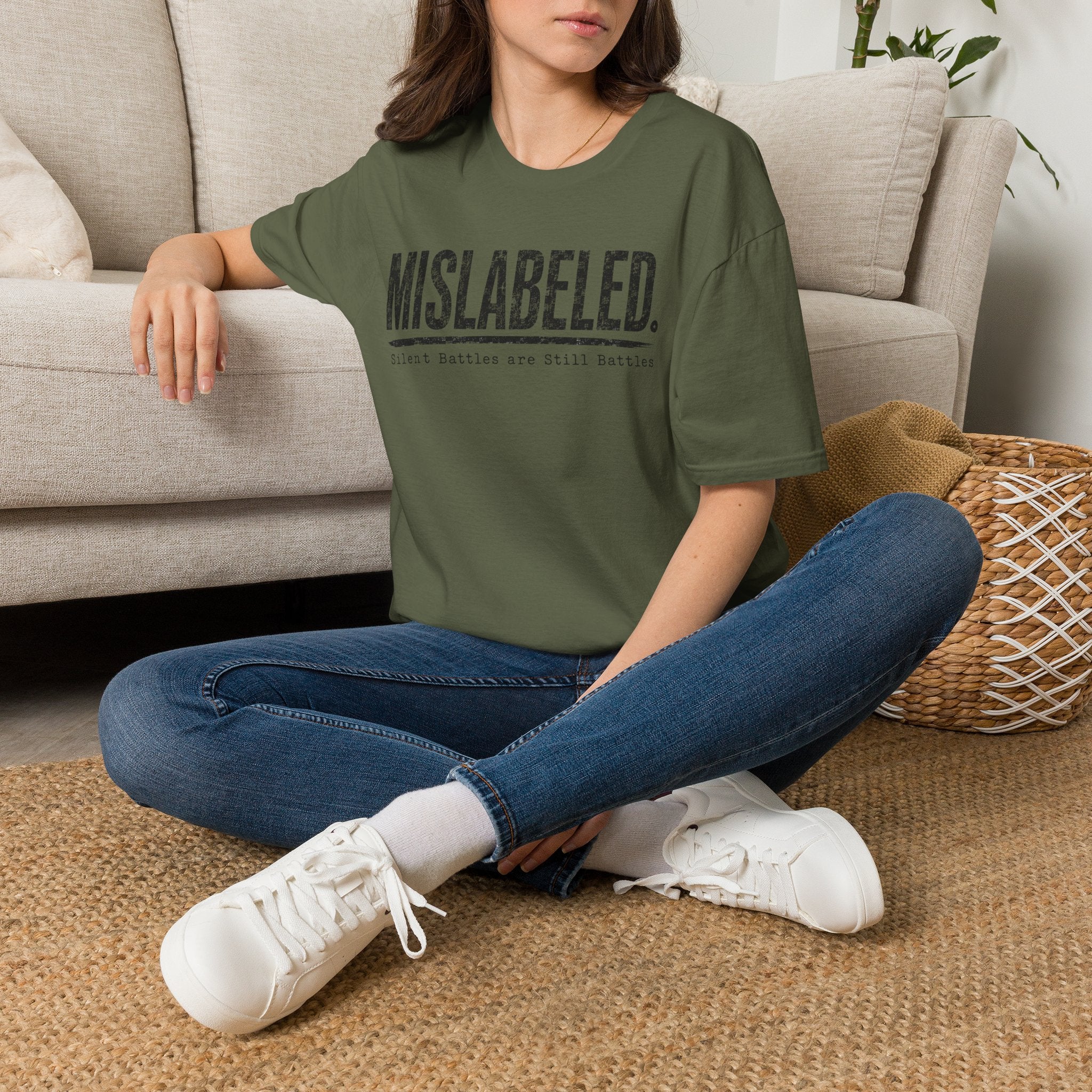 MISLABELED. Tee — "Silent Battles Are Still Battles" Awareness T‑Shirt