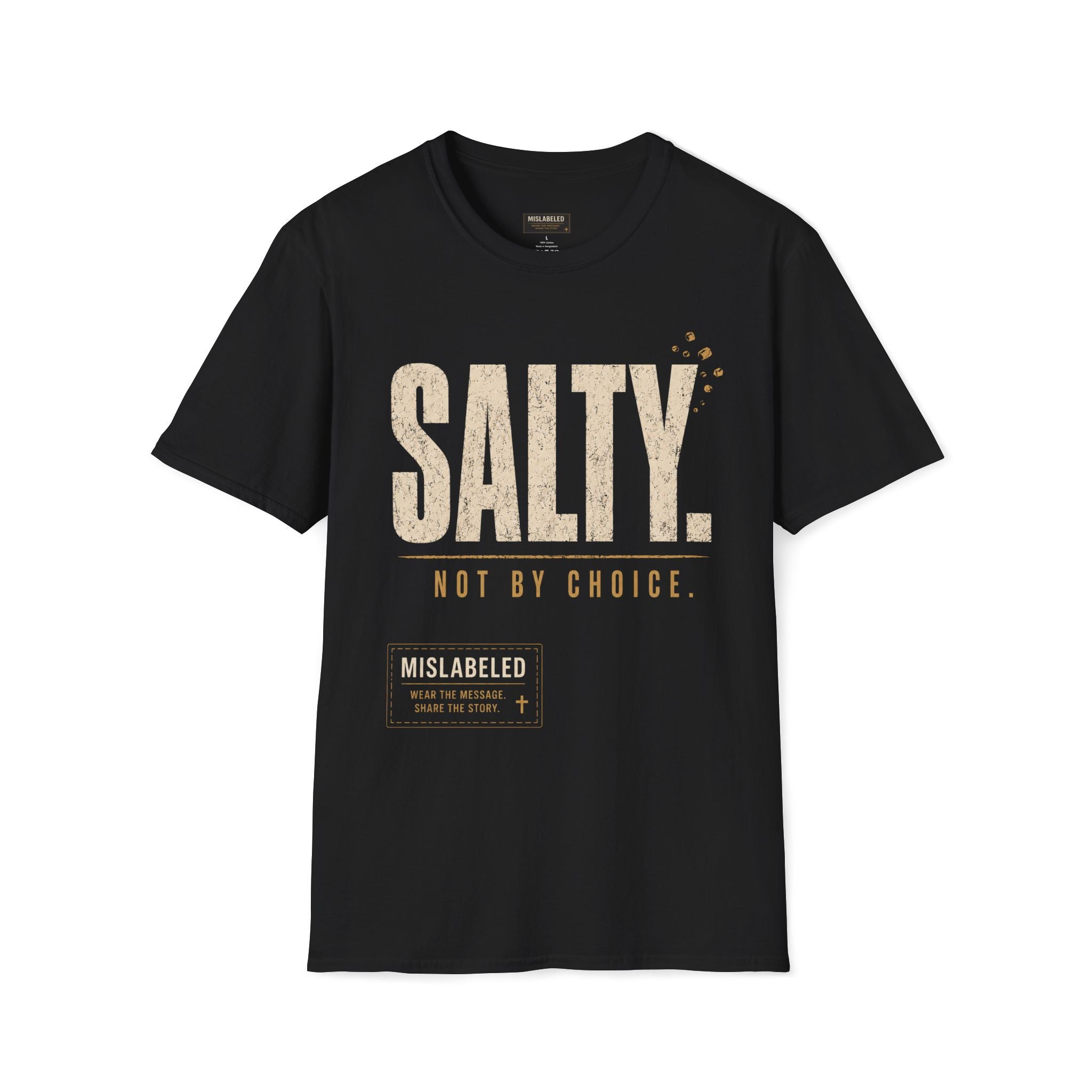 Salty. Not By Choice. Vintage Graphic T‑Shirt