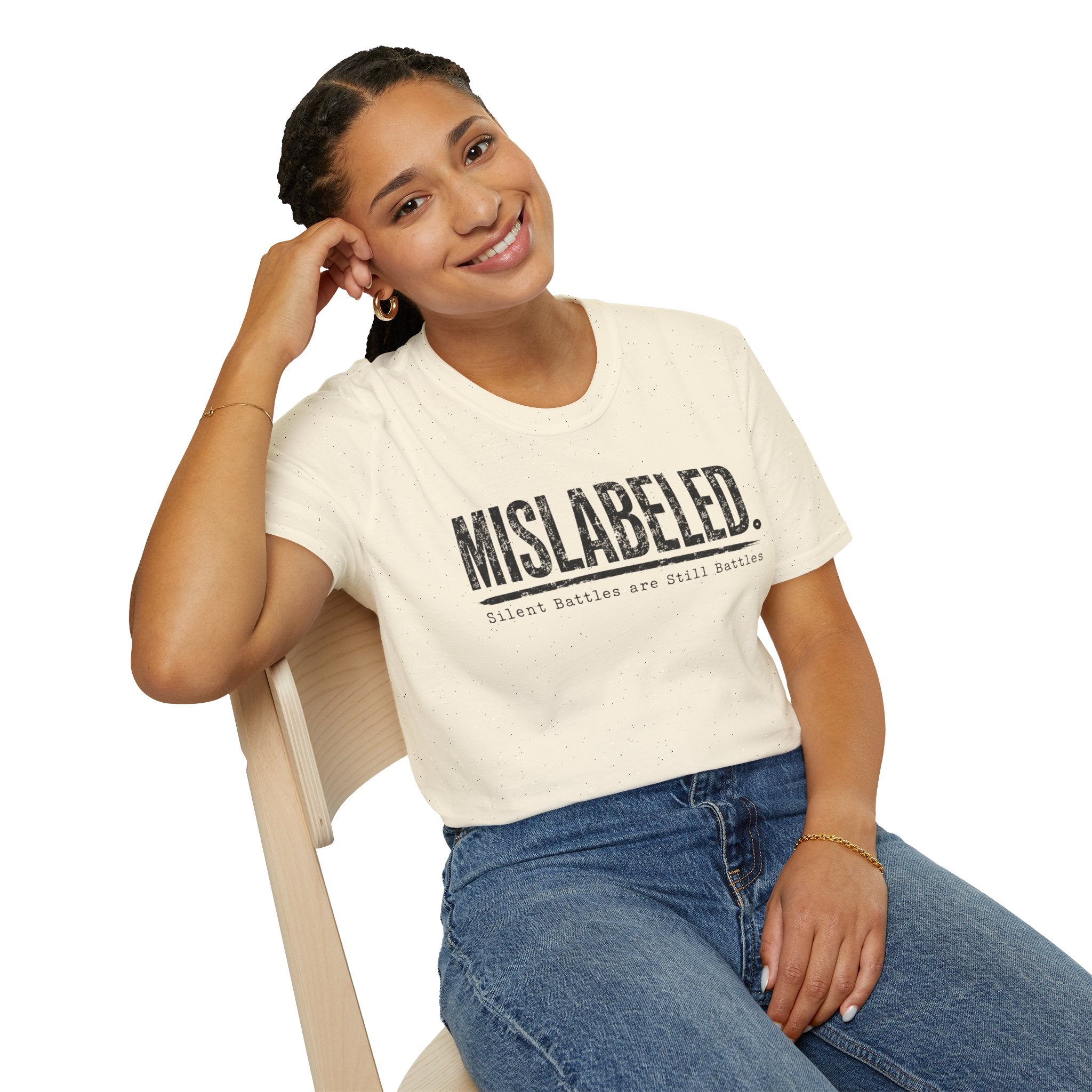 MISLABELED. Tee — "Silent Battles Are Still Battles" Awareness T‑Shirt